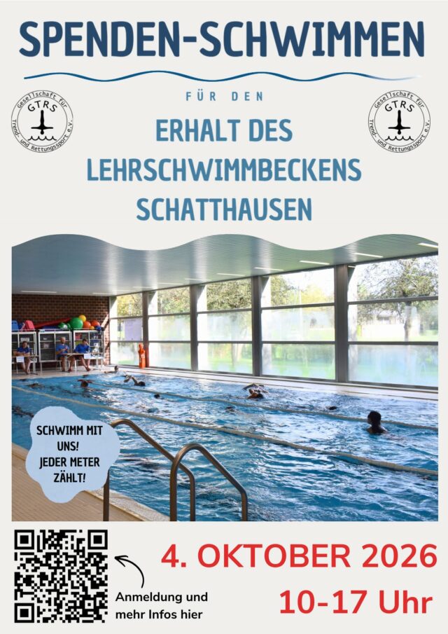Spendenschwimmen für Schatthausen – Jeder Meter zählt